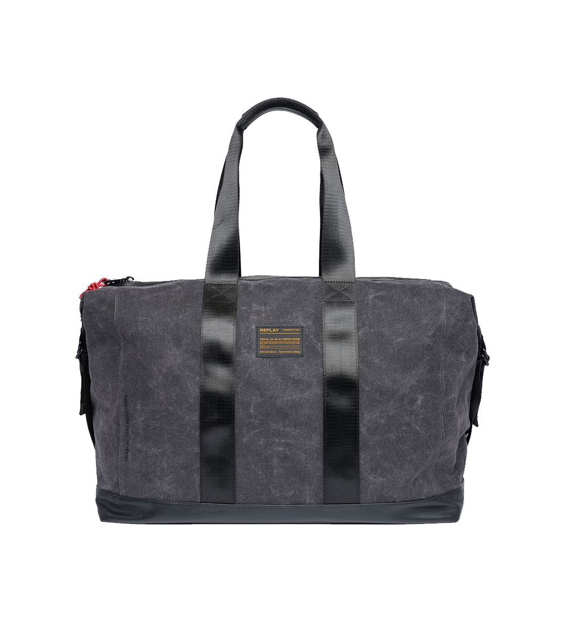 ウォッシュコットンキャンバス ボストンバッグ 詳細画像 ウオッシュブラック 1